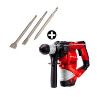 COMBO Rotomartillo 900W Tc-Rh 900 + Kit de cinceles SDS Plus x 3 piezas