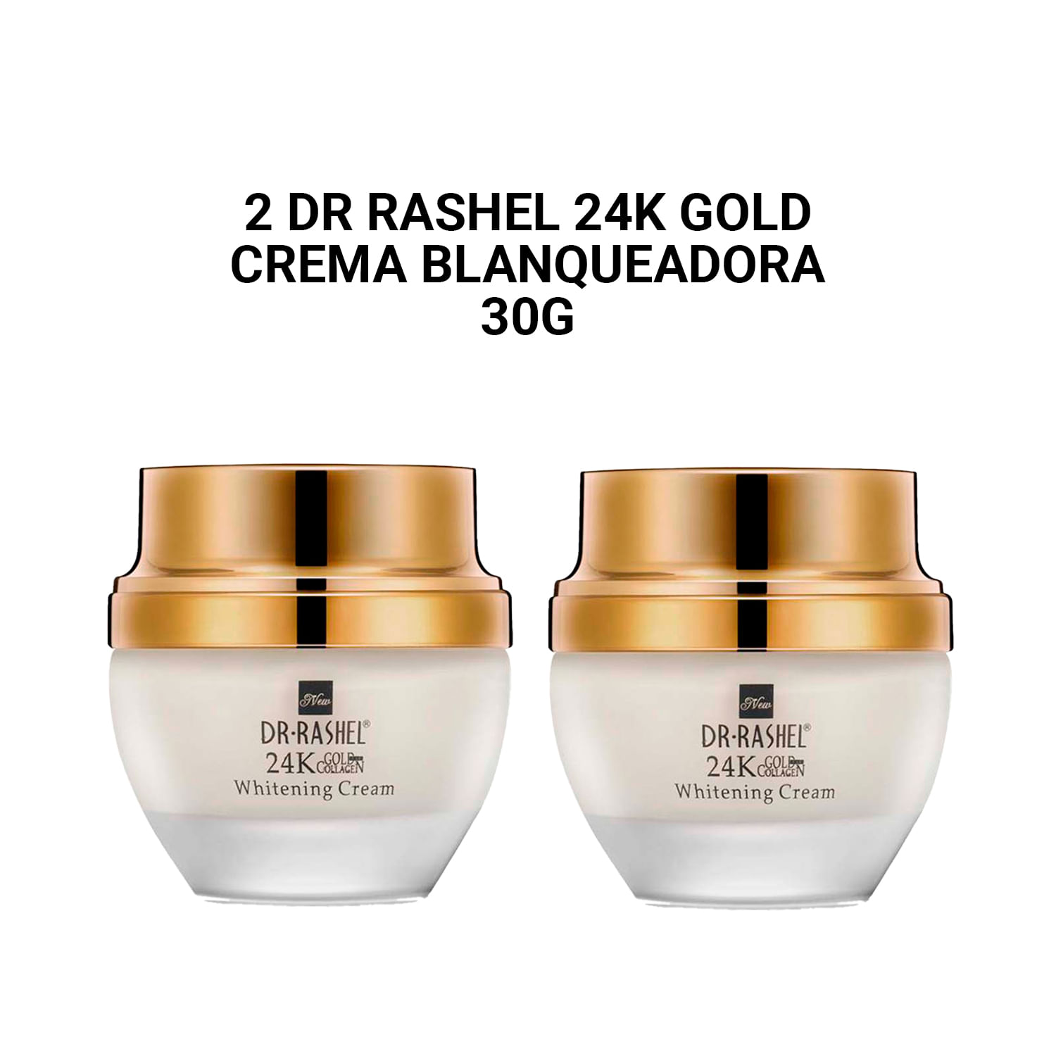 2 Dr Rashel 24K Gold Crema Blanqueadora 30gr