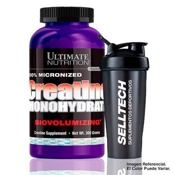 Creatina-Monohidratada-Ultimate-Nutrition-300-gr---Shaker