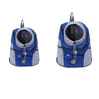 Mochila para Perros Pequeños Azul talla L