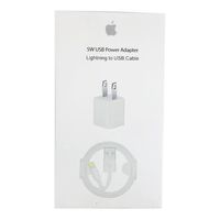 Cargador Completo Apple 5w - Calidad A1 - Blanco