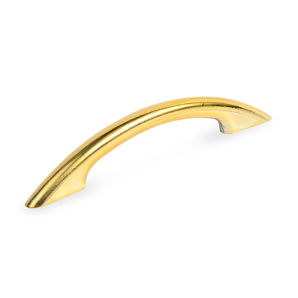 Tirador PVC Dorado Ovalado 96mm
