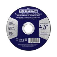 Disco de Corte Extrafino Metal y Acero 4-1/2"" Toolcraft TC3456