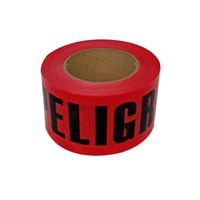Cinta Barricada Roja ""Peligro"" 75mm x 300m Toolcraft TC0995