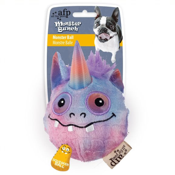 Pelota para perros Monster morado