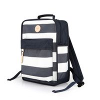 Mochila escolar o de viaje porta Laptop H0827-7 Blanco y Negro