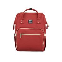 Mochila Bolso Maternal Multibolsillos H1209-3 Rojo
