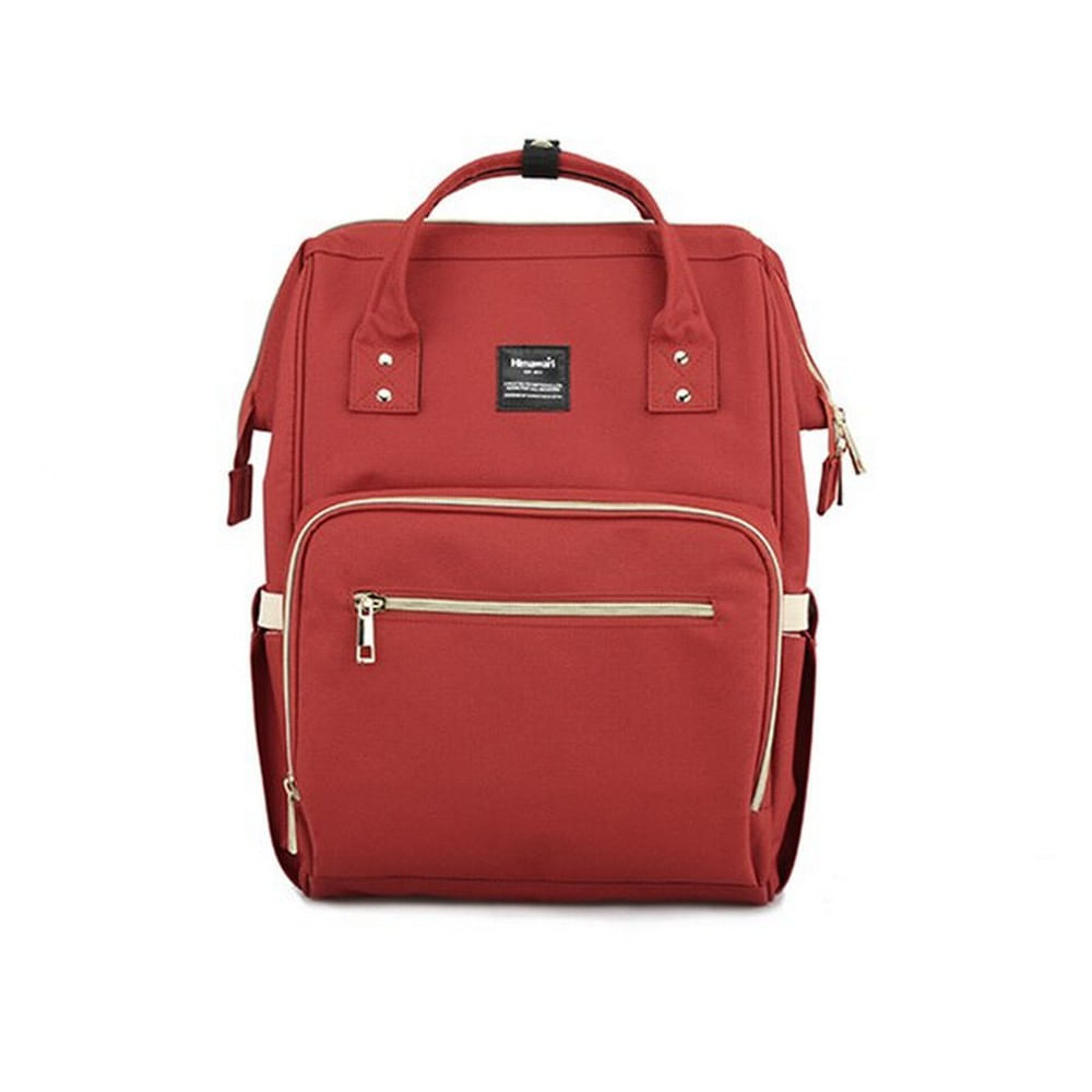 Mochila Bolso Maternal Multibolsillos H1209-3 Rojo