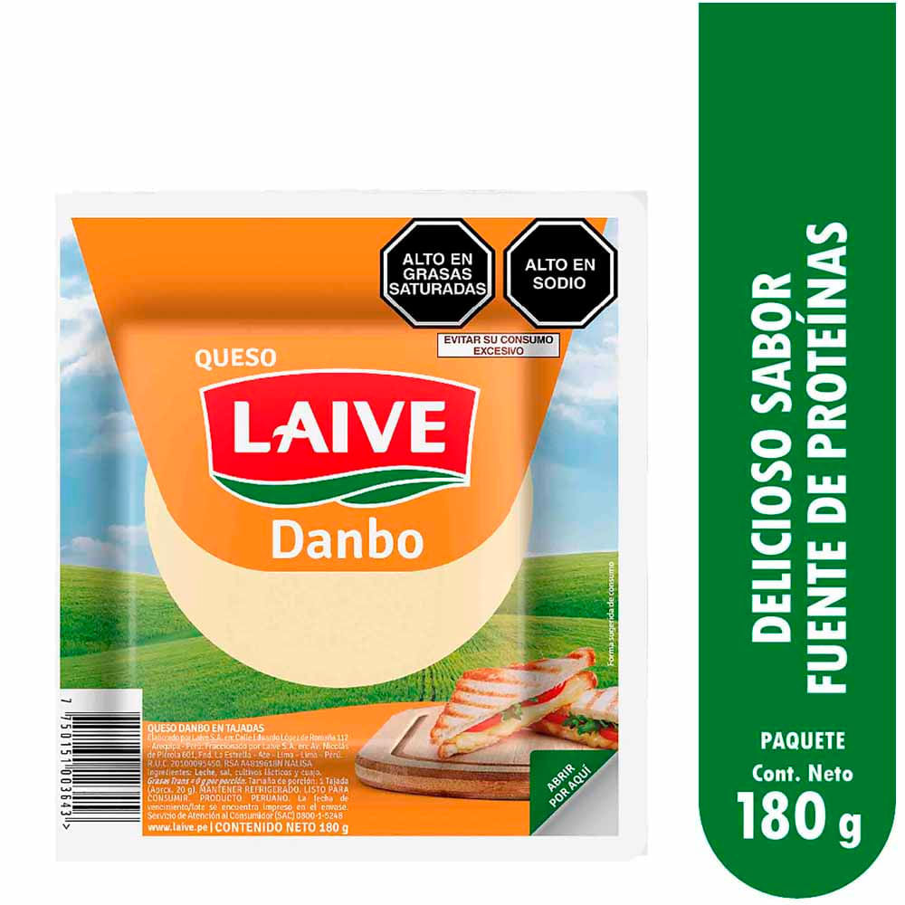 Queso Danbo LAIVE Paquete 180g