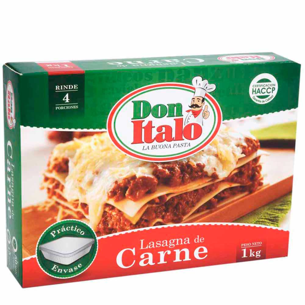 Lasagña DON ITALO de Carne Caja 1Kg