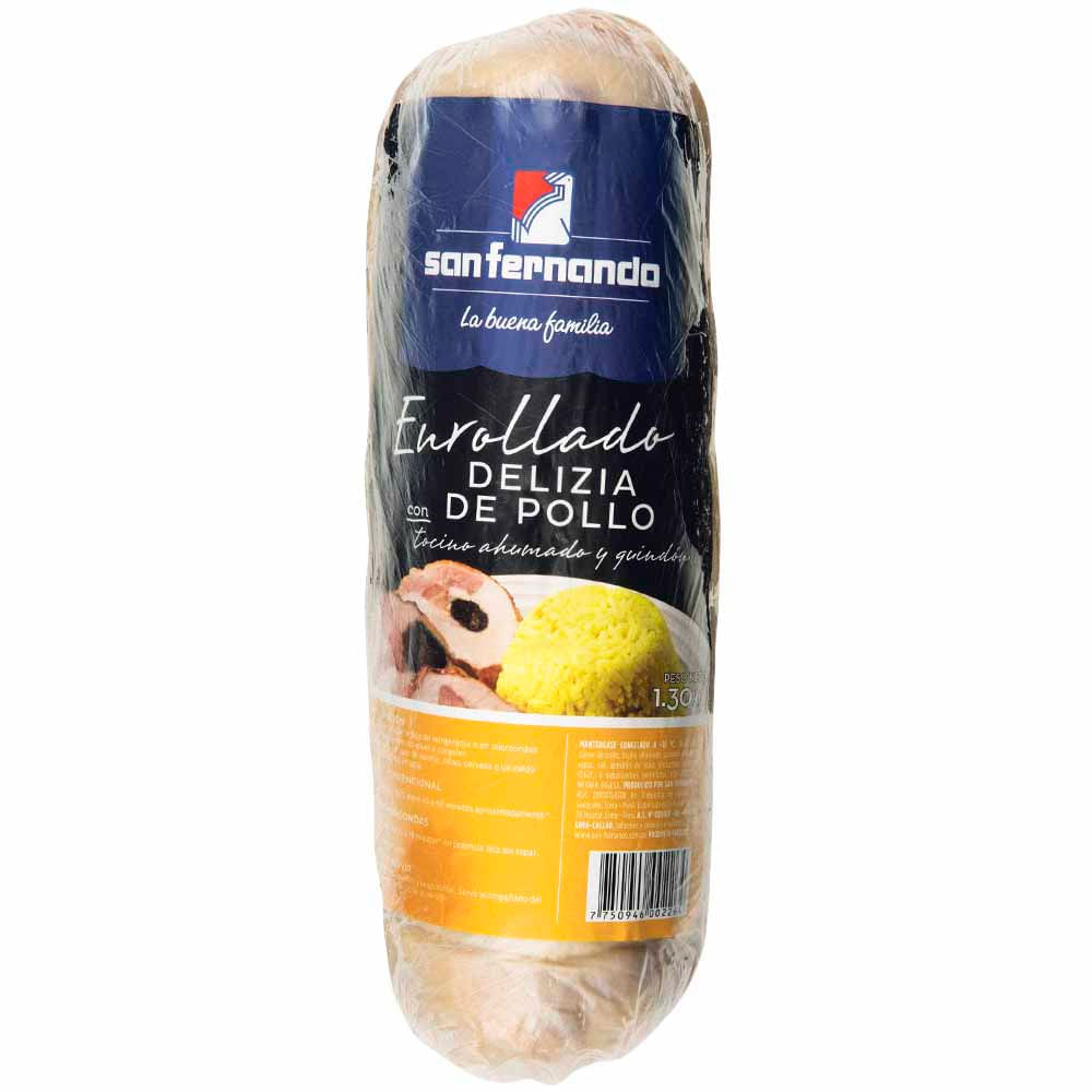Enrollado de Pollo SAN FERNANDO Delizia unid x 1.3Kg
