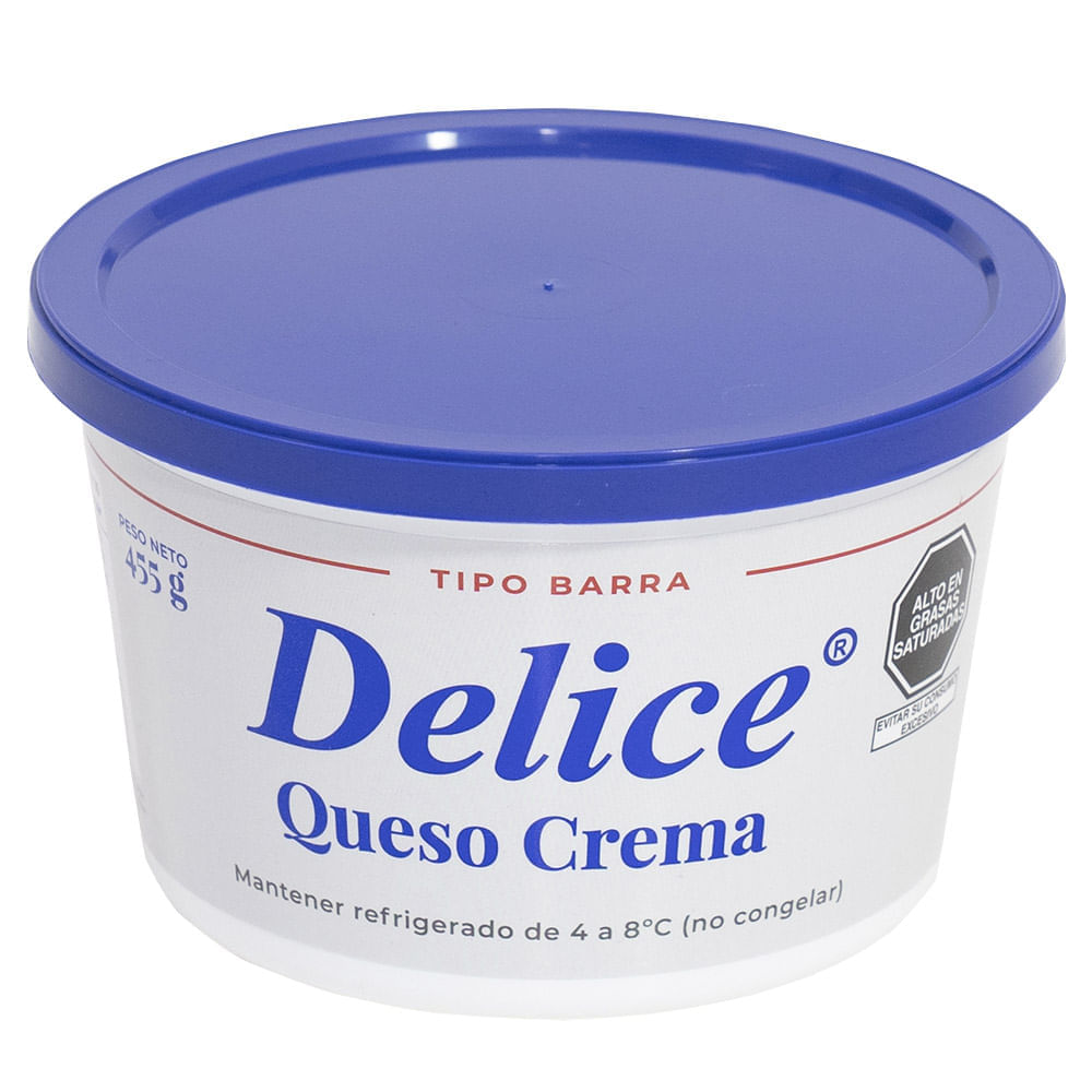 Queso Crema Natural DELICE Pote 455g