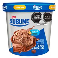 Helado con Trozos de Maní SUBLIME Pote 900ml