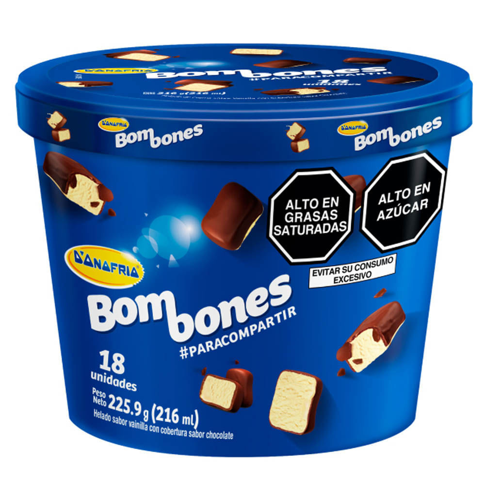 Helado Bombones D'ONOFRIO Pote 216ml