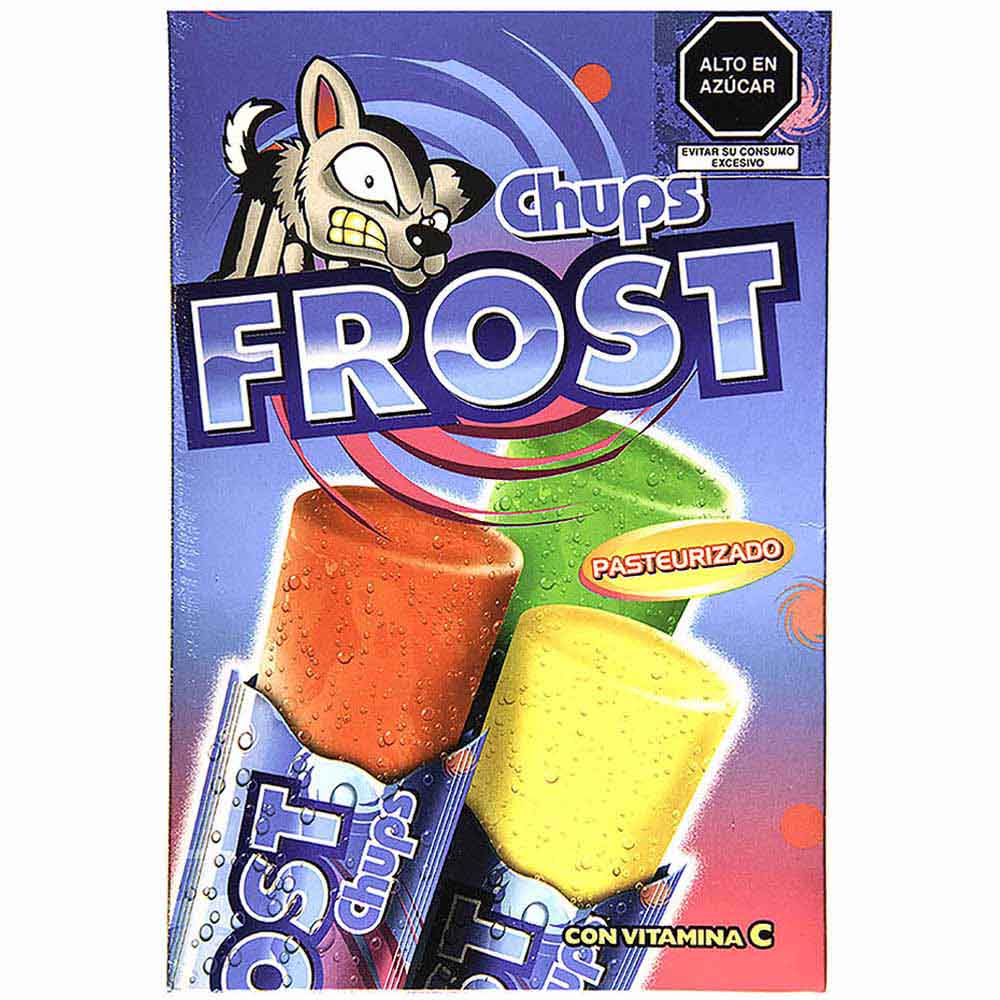 Chups FROST con Vitamina C Pasteurizado Paquete 18un