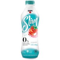 Yogurt Descremado Edulcorado GLORIA Slim Fresa Botella 1Kg