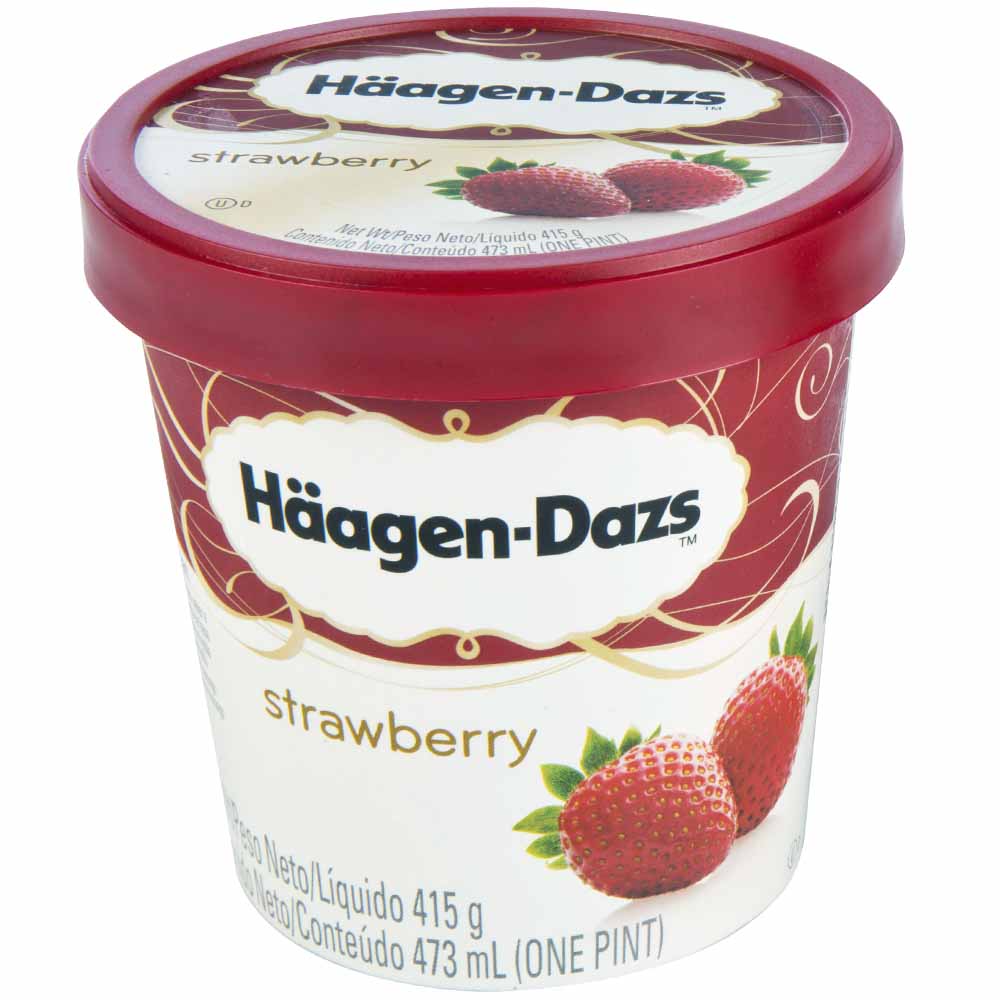 Helado de Fresa HÄAGEN-DAZS Pote 473ml
