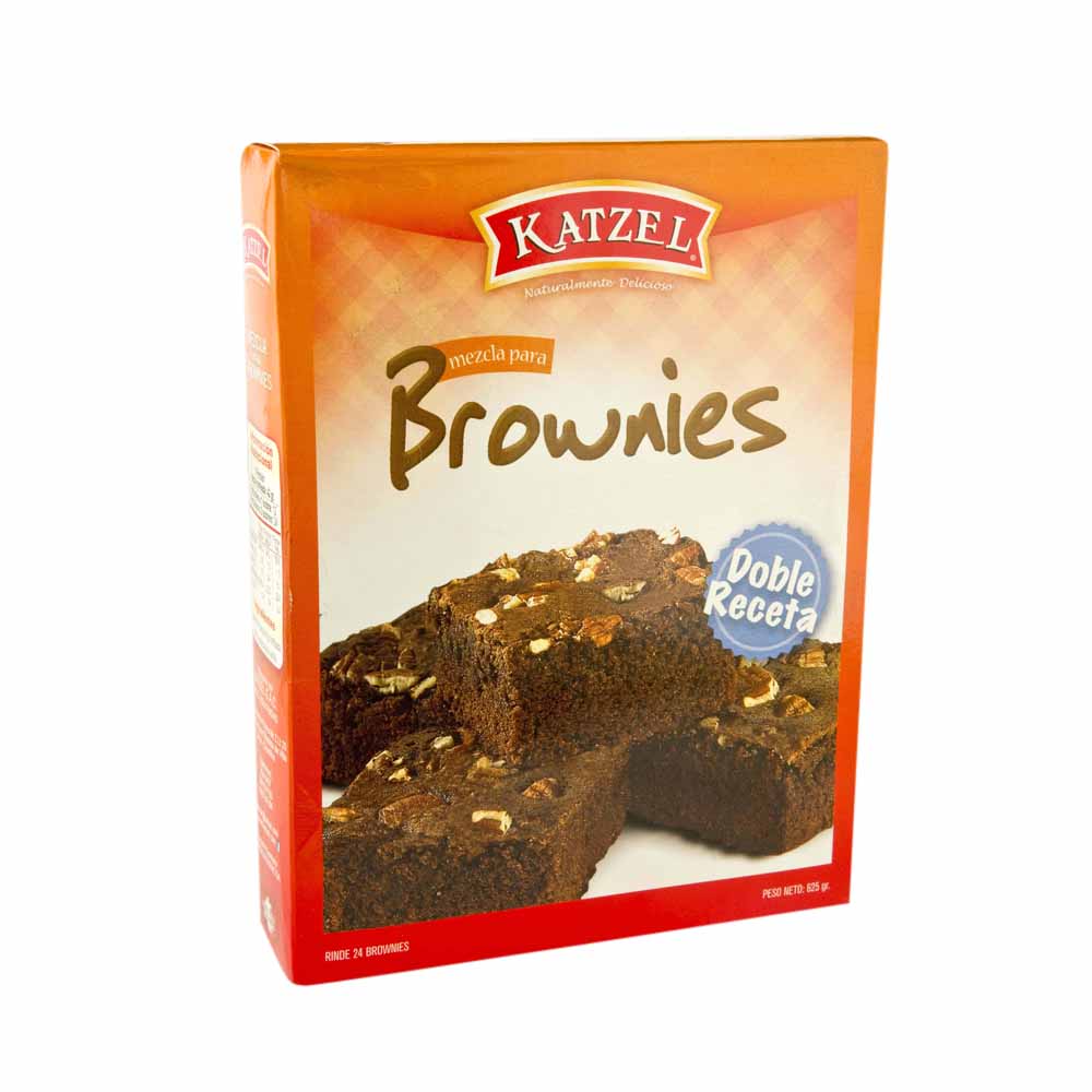 Mezcla en Polvo KATZEL para preparar Brownies Caja 625g