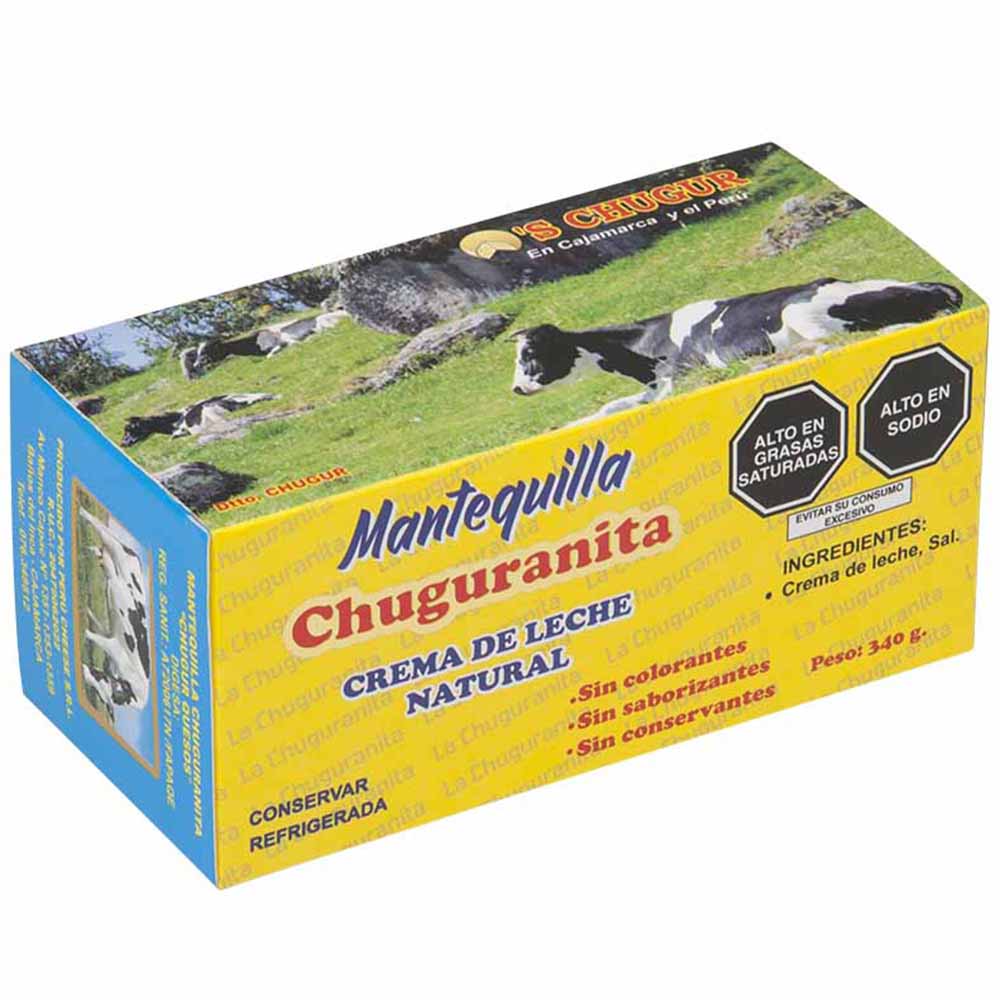 Mantequilla LA CHUGURANITA Caja 240g