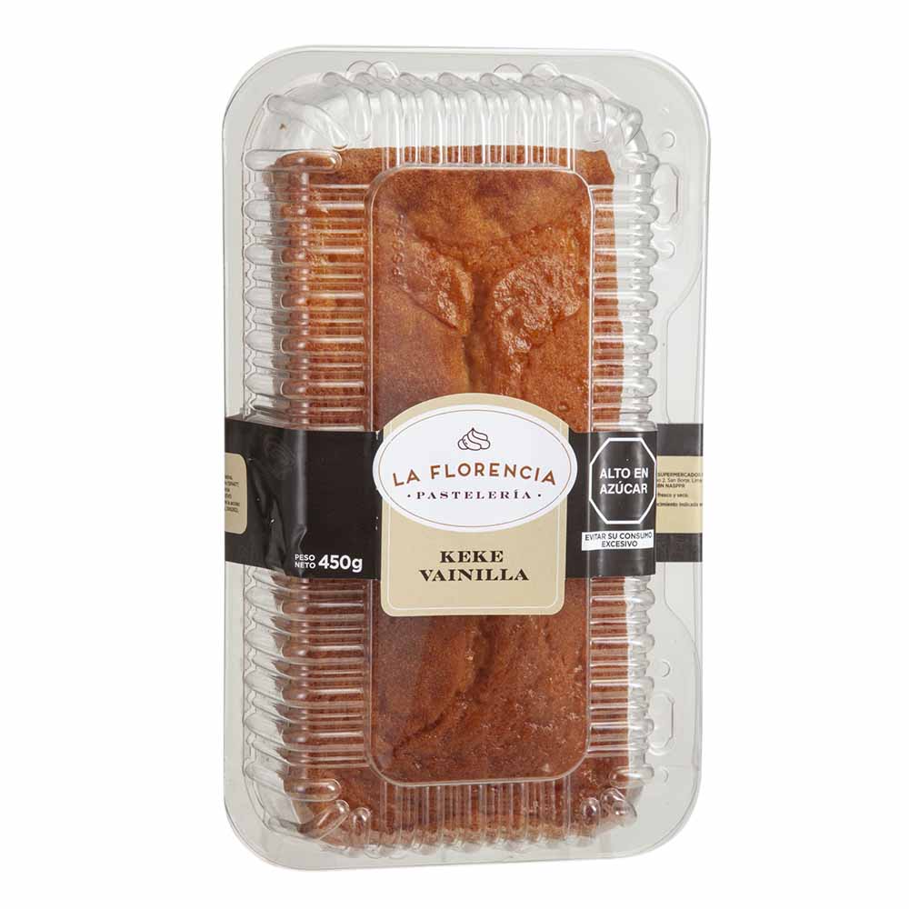 Keke de Vainilla Bandeja 450g