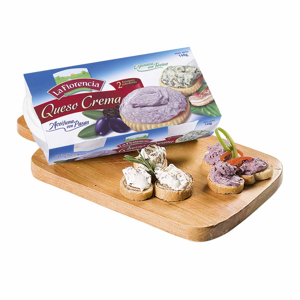 Queso LA FLORENCIA Saborizado Pote 140g