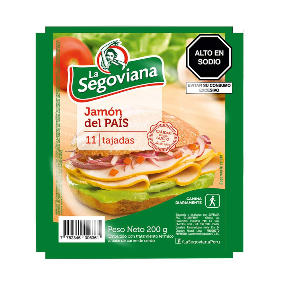Jamón del País LA SEGOVIANA Paquete 200g