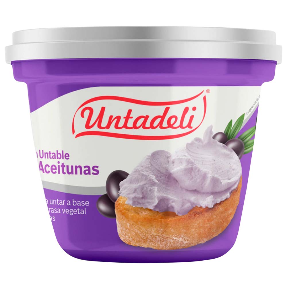 Crema Untable UNTADELI con Aceitunas Pote 140g