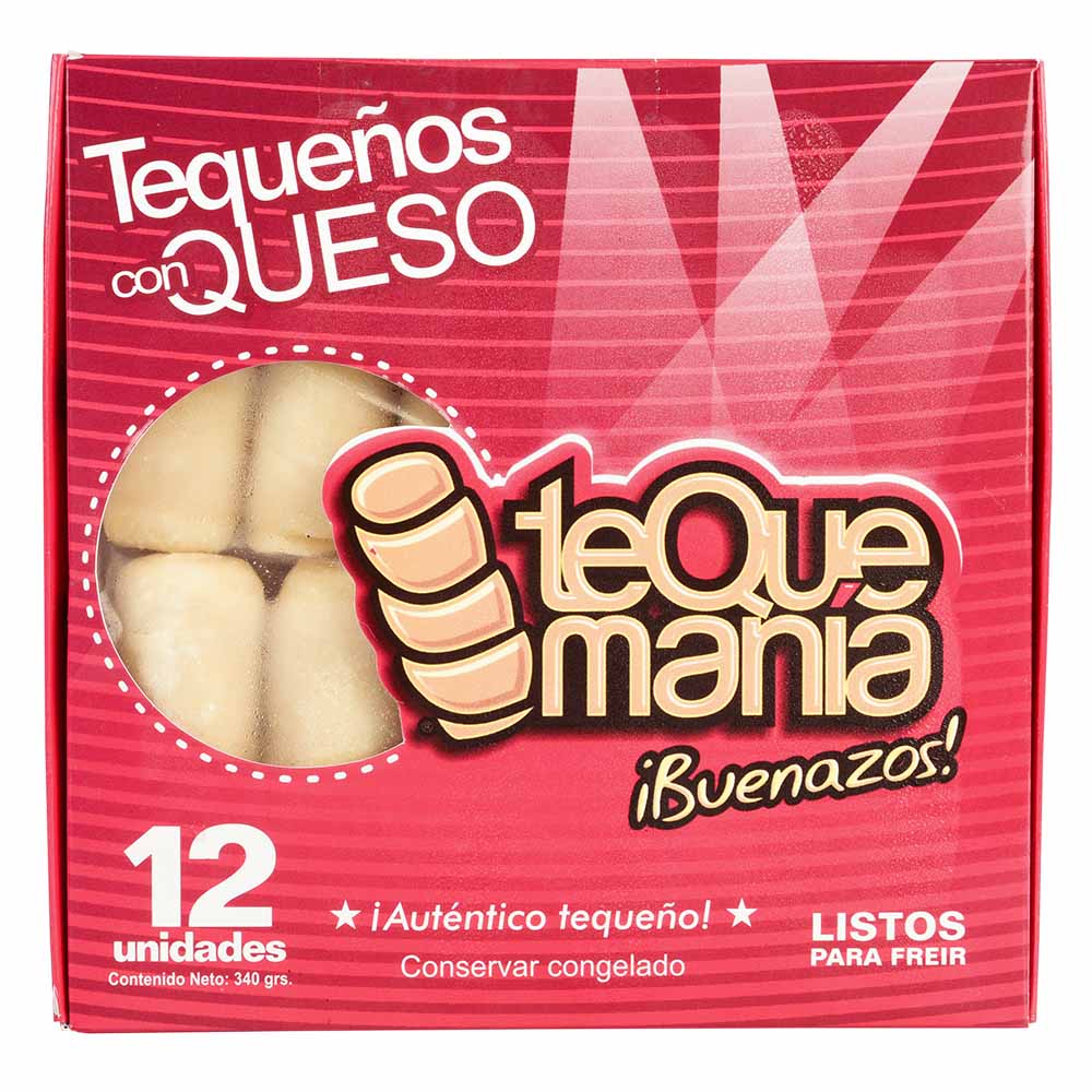 Tequeños TEQUEMANIA con Queso Caja 12un