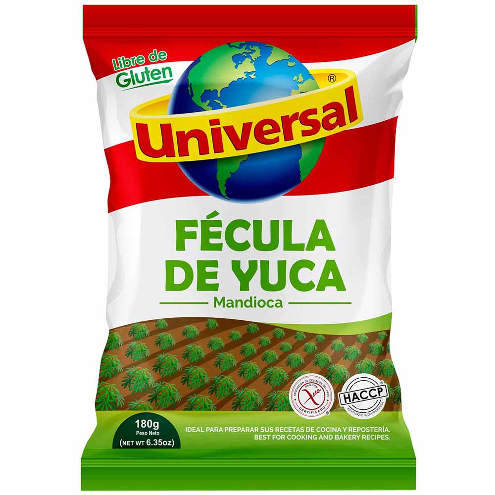 Fécula de Yuca UNIVERSAL Sobre 180g
