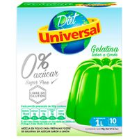Gelatina UNIVERSAL Sabor a Limón Diet Caja 19g
