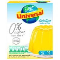 Gelatina UNIVERSAL Sabor a Piña Caja 19g