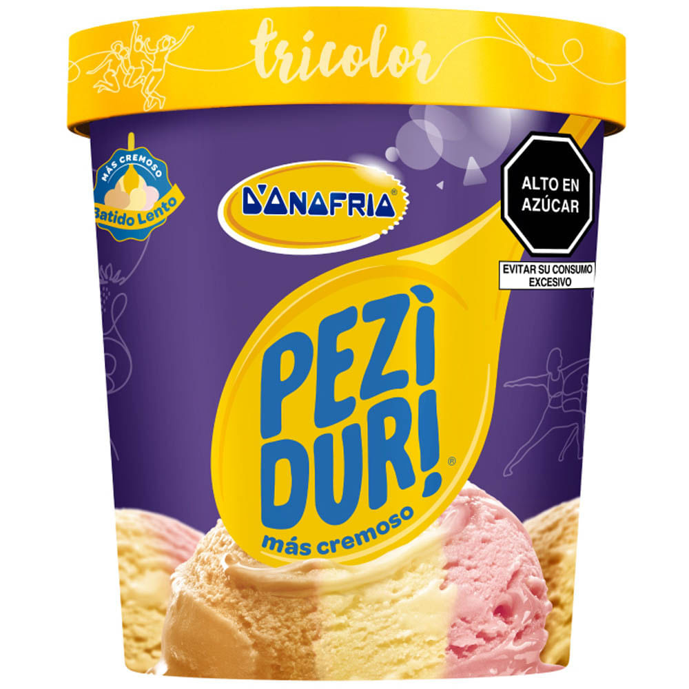 Helado Peziduri Tricolor NESTLÉ Cremoso Pote 930ml