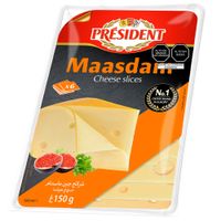 Queso Maasdam PRESIDENT Paquete 150g