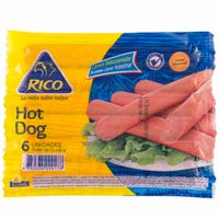 Hot Dog de Cerdo RICO POLLO Paquete 250g