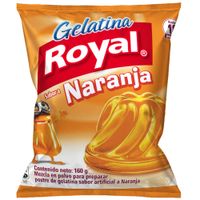 Gelatina ROYAL Sabor Naranja Bolsa 160g