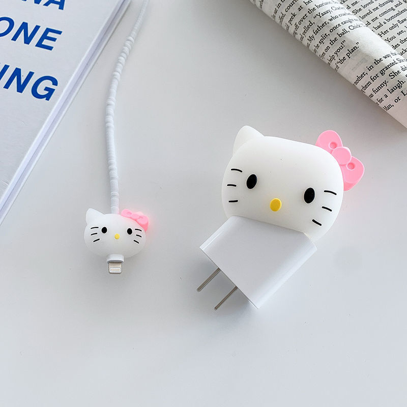 Protector de Cargador Apple 20w - Hello Kitty