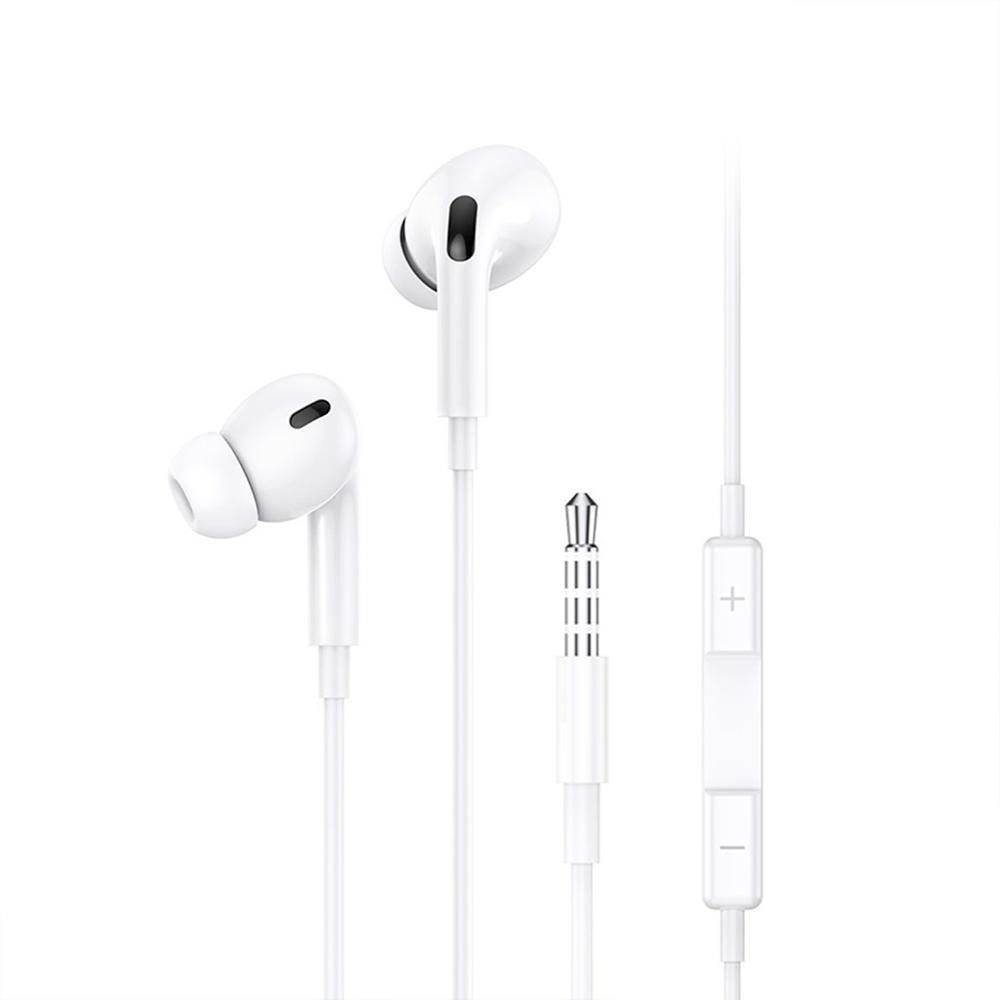 Audífono Usams EP41 Hands Free 3.5mm 1.2m Blanco