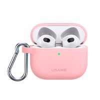 Case Usams US-BH741 para Airpod 3 Con Llavero Rosado