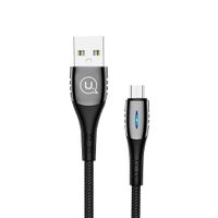 Cable Usams UTone Tejido USB a Micro 1.20m Negro