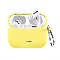 Case Usams US-BH568 Earpods Pro Con Llavero Amarillo