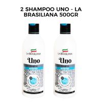 2 Shampo Uno- Pos 500gr - La Brasiliana