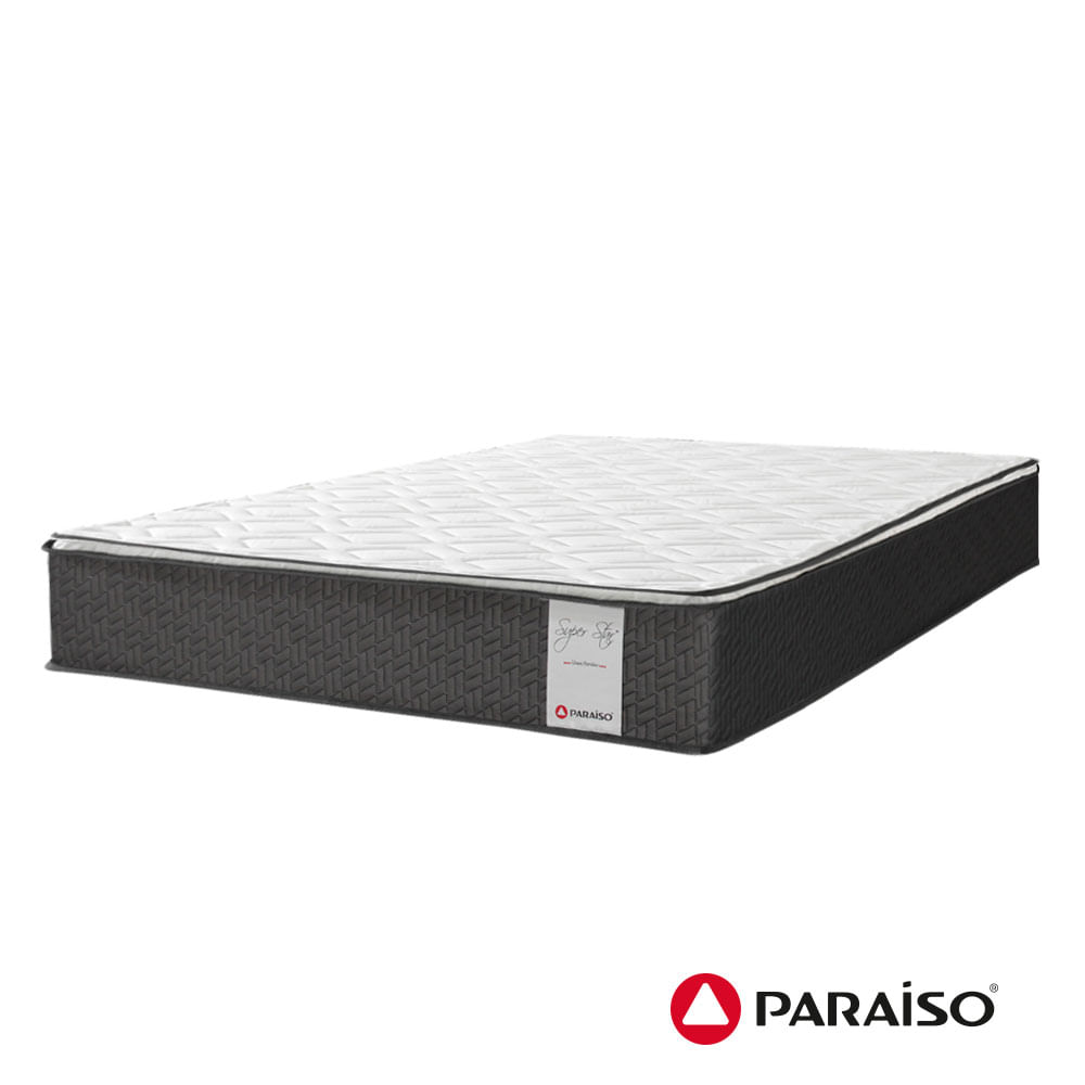 Colchón PARAÍSO Superstar One Side Queen + 2 Almohadas + Protector
