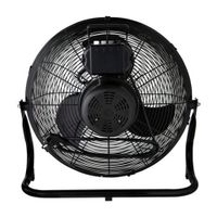 Ventilador de pie metal 40cm 60w Equation Negro