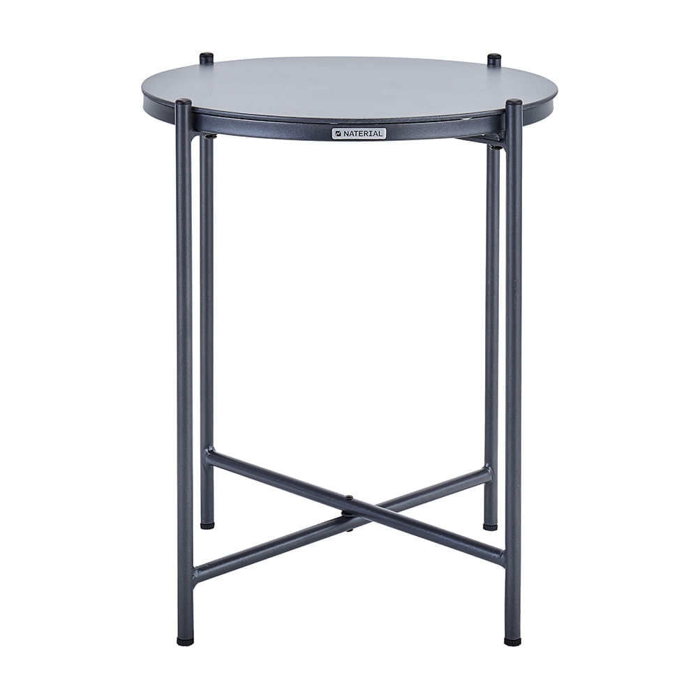Mesa auxiliar Mobis 45x53cm gris oscuro
