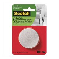 Felpas redondas Beige 2"" x 6 unidades