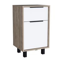 Velador Kaia Z-41 1 cajón 1 puerta Miel
