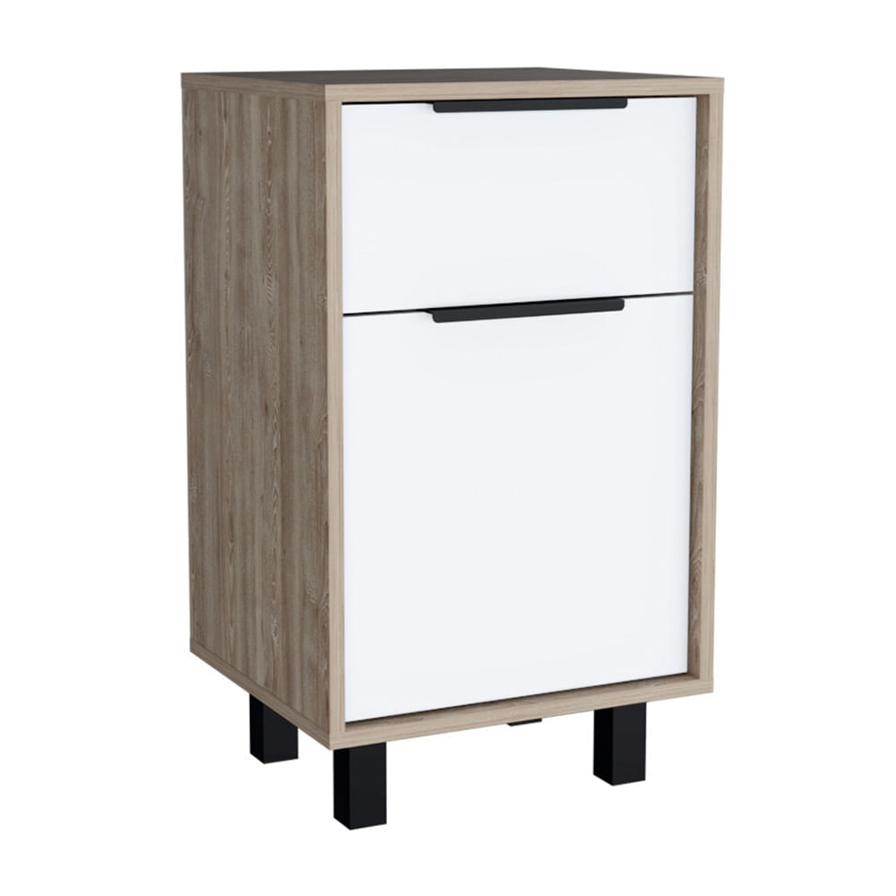 Velador Kaia Z-41 1 cajón 1 puerta Miel