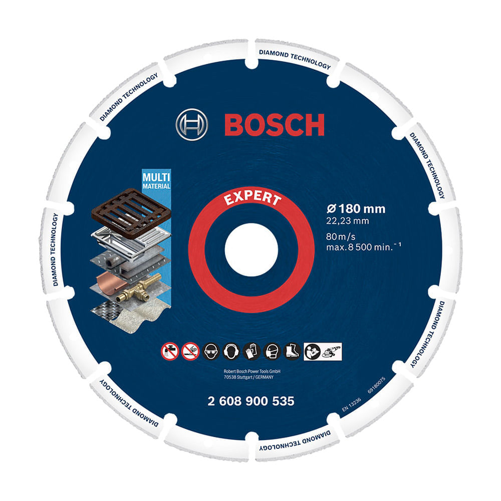 Disco diamantado xlock para metal 180x22,23mm