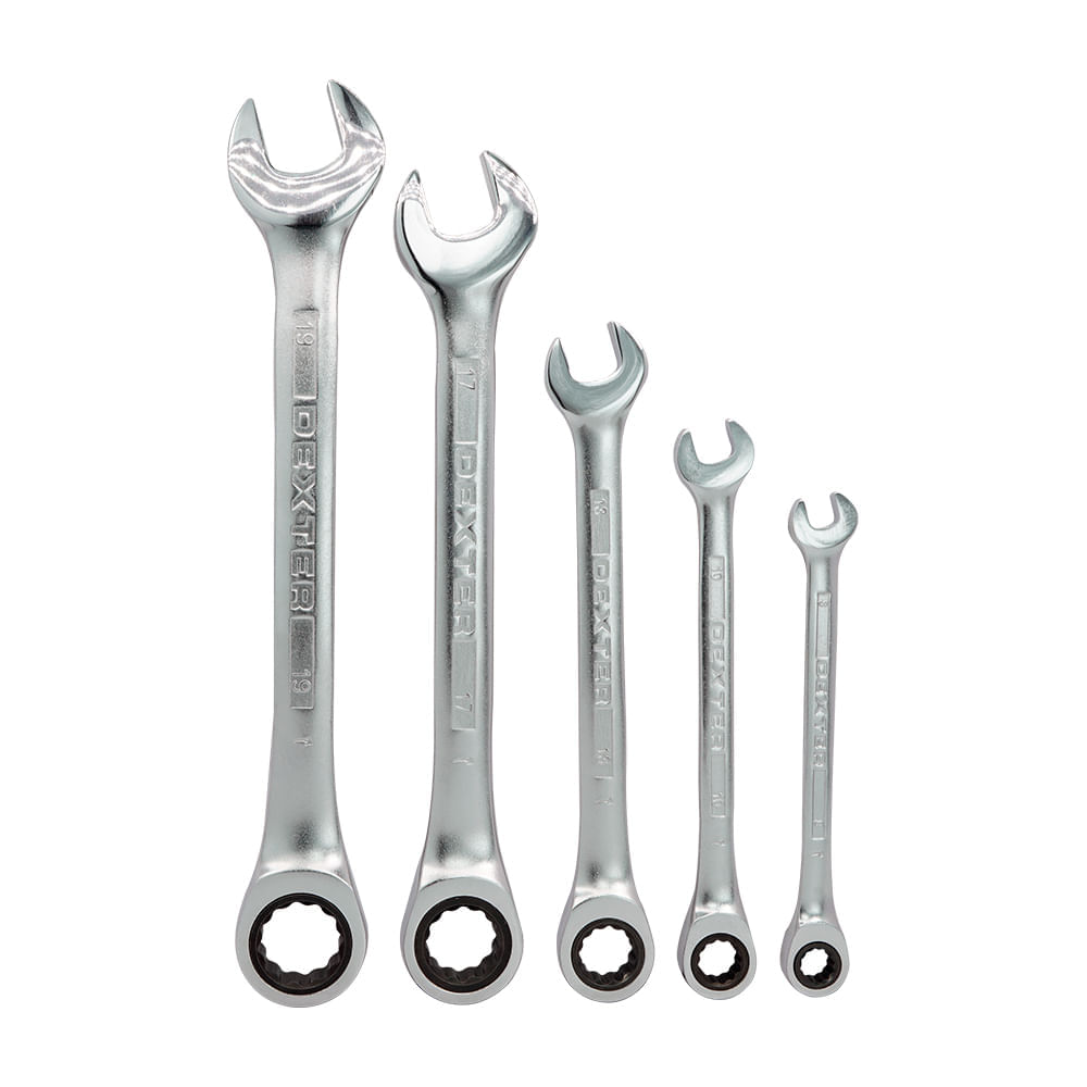 Set llaves con ratchet 5 piezas