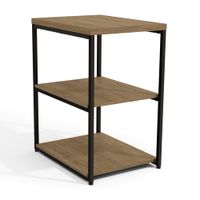 Mesa auxiliar London 60x45cm Maple Metal